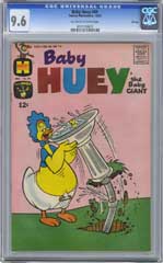 BABY HUEY #49 (1962) CGC NM+ 9.6 OWW Pages - FILE COPY