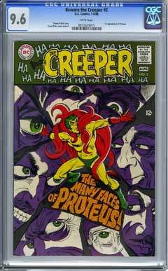 BEWARE THE CREEPER #2 (1968) CGC NM+ 9.6 WHT Pgs DITKO
