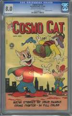 COSMO CAT #3 CGC VF 8.0 2nd HIGHEST GRADED ORIGIN Issue