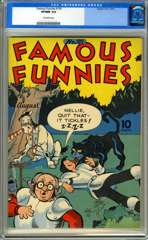 FAMOUS FUNNIES #109 (1943) CGC 9.0 - OFF-WHITE Pgs