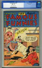 FAMOUS FUNNIES #157  (1947) CGC NM- 9.2  COW Pgs