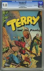 FOUR COLOR #101 (1946) CGC 9.0 LTOW TerryPirates DBL CV