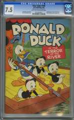 FOUR COLOR #108 (1946) CGC 7.5 LTOW Pgs DONALD DUCK