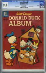 FOUR COLOR #1099 (1960) CGC 9.4 OW DONALD DUCK FILE