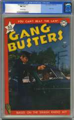 GANG BUSTERS #13 (1949-50) CGC 9.4 OW Pgs PHOTO COVER