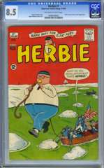 HERBIE #1 (1964) CGC 8.5 OWW PAGES