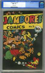 JAMBOREE COMICS #2 (1946) CGC 9.6 OW PAGES