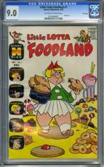 LITTLE LOTTA FOODLAND #1 (1963) CGC9.0 OWW FILE COPY