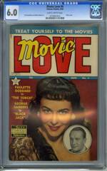 MOVIE LOVE #4 / CGC 6.0 / Photo Cover  1950
