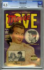 MOVIE LOVE #8 CGC VG+ 4.5 /  Williamson - Frazetta Art  1951