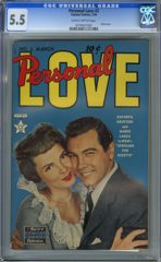 PERSONAL LOVE #2 (1950) CGC 5.5 Mario Lanza Photo Cvr