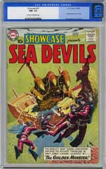 SHOWCASE #27 (1960) CGC NM- 9.2 1st appr SEA DEVILS