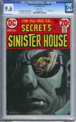 SECRET OF SINISTER HOUSE #9 - 1973 NM+ 9.6 WHT HIGHEST!