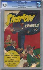 SHADOW COMICS #v5#3 1945 CGC VF/NM 9.0 OWWpg DOC SAVAGE