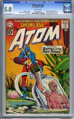 SHOWCASE #34 (1961)CGC VG/FN 5.0 OW 1st SILVER AGE ATOM