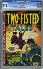 TWO-FISTED TALES #21 (1951) CGC 9.8 WHITE Pgs GAINES