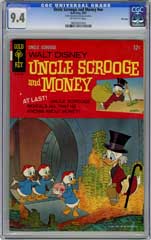 UNCLE SCROOGE AND MONEY #nn CGC NM 9.4 OW Pgs FILE Copy