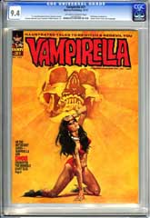 VAMPIRELLA #21 (1972) CGC NM 9.4 OWW Pgs- ENRICH TORRES