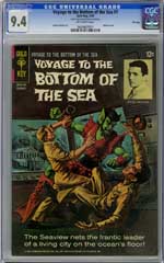 VOYAGE TO THE BOTTOM OF THE SEA #7 CGC NM 9.4 OW Pages