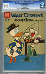 WALT DISNEY'S COMICS AND STORIES #237 (1960)CGC9.0 OW