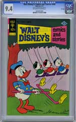 WALT DISNEY'S COMICS AND STORIES #440 CGC NM 9.4 OWW Pg