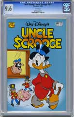 WALT DISNEY'S UNCLE SCROOGE #283 1993 CGC NM+ 9.6 WHTpg
