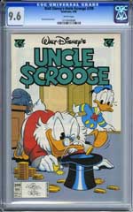 WALT DISNEY'S UNCLE SCROOGE #299 CGC NM+ 9.6 WHITE Pgs