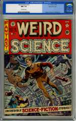WEIRD SCIENCE #12 (1952) CGC 9.2 OW Pgs GAINES