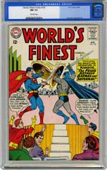 WORLD'S FINEST COMICS #143 (1964) CGC NM 9.4 OW Pages