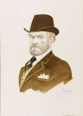 FRANK FRAZETTA - "VAN HELSING" DRACULA CONCEPT ART