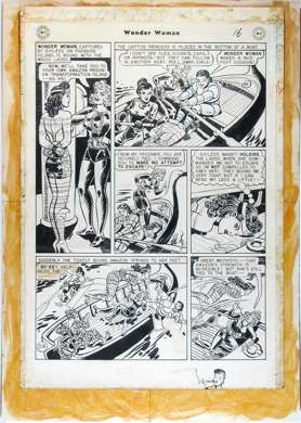 HARRY G. PETER - WONDER WOMAN #28 PAGE 16 ORIG ART 1946