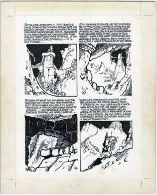 VAUGHN BODE - Orig COBALT 60 Art From 1st Story 1968
