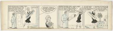 CHIC YOUNG - BLONDIE DAILY COMIC STRIP ORIG ART 4-8-31