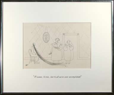 CHARLES ADDAMS - NEW YORKER CARTOON (1934) LONG BEARD
