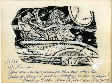 C. C. BECK - Original ART GREEK GODS ILLUSTRATION