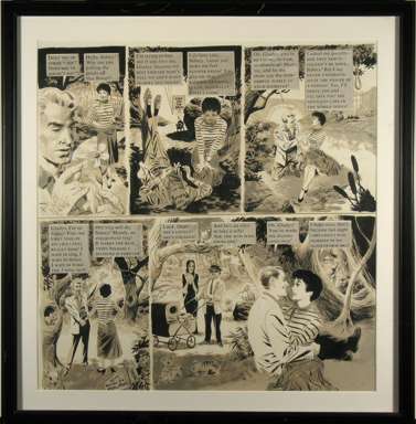 WALLY WOOD - MAD #51 AD SLOGANS ORIG ART GOMEZ ADDAMS