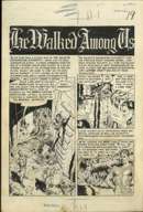 WALLY WOOD -WEIRD SCIENCE #13 CMPLT 6-PG "HE WALKED AMONG US" ORIG ART