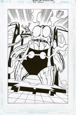 MIKE MANLEY - DEXTER'S LABORATORY #12 PAGE 3 ORIG ART