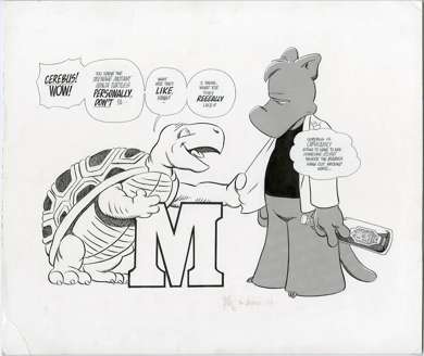 DAVE SIM - CEREBUS Original art - 1992 