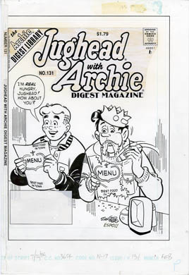 STAN GOLDBERG - JUGHEAD w/ARCHIE DIGEST #131 CVR ART