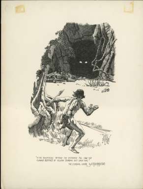 HARRY BORGMAN - BURROUGHS "ETERNAL LOVER" FANZINE ART