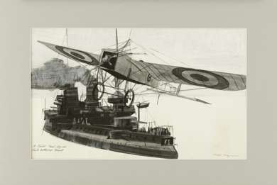 HARRY BORGMAN - AERIAL ART ILLO - BLERIOT "GENIE"