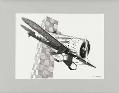 HARRY BORGMAN - AERIAL ILLO/ WEDELL-WILLIAMS 57 HORNET