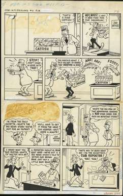 PAUL McCARTHY - FUN AT THE ZOO GAG PG ORIG ART CATFISH