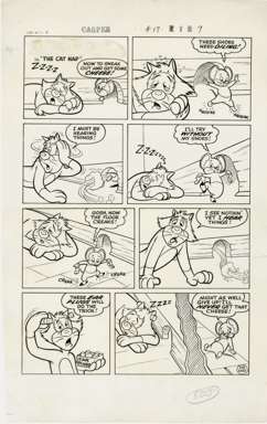 DAVE TENDLAR - FRIENDLY GHOST CASPER #17 PG 9 ORIG ART