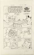 BILL HUDSON - CASPER #14 COMPLETE 5-PAGE STORY ORIG ART