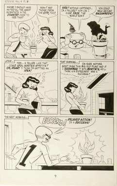 WARREN KREMER - STEVIE #4 PG 09 ORIG ART PLANT SERUM
