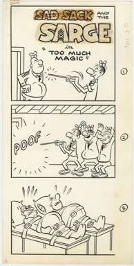 FRED RHOADS - SAD SACK #196 TEXT STORY ILLO ART MAGIC