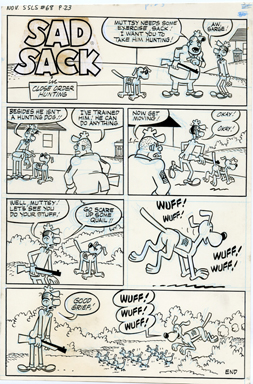 JACK O'BRIEN -SAD SACK LAUGH SPECIAL #68 Pg 23 ORIG ART