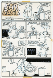 JACK O'BRIEN -SAD SACK LAUGH SPECIAL #69 Pg 40 ORIG ART